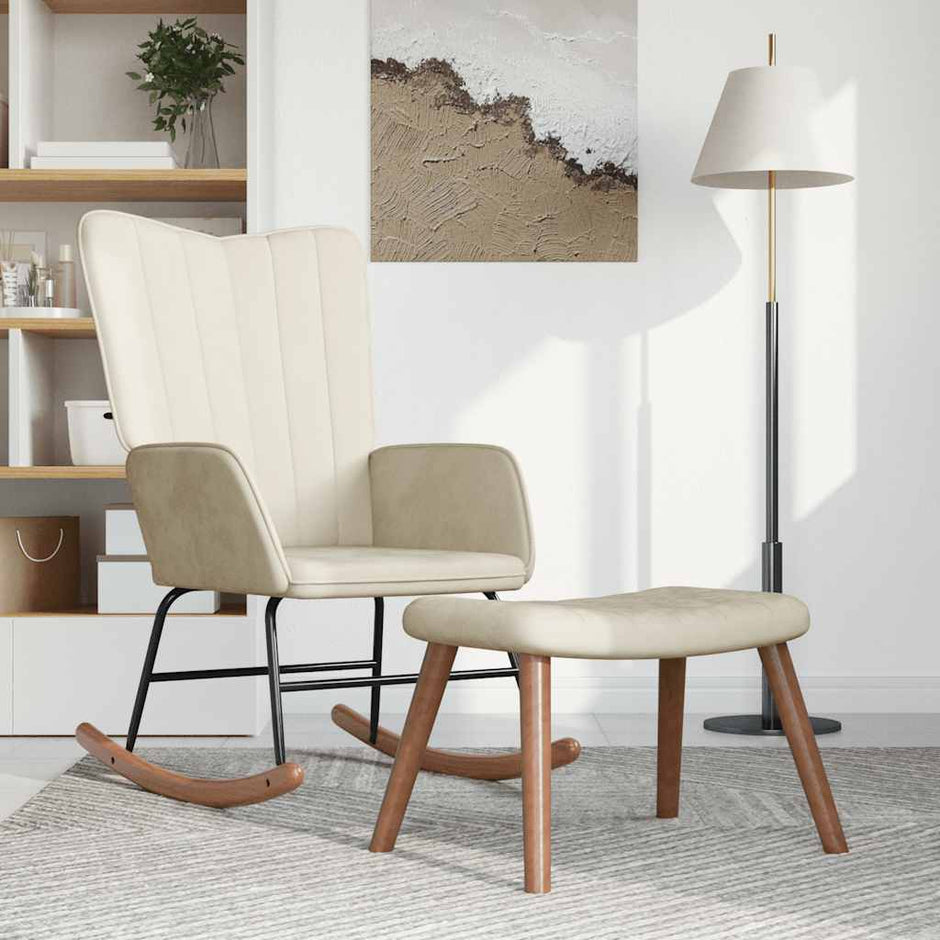 Fotel Bujany , , Obity Aksamitem