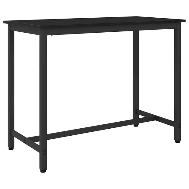 Stół 100 X 50 X 76,5 Cm Drewno Inżynieryjne I Stal