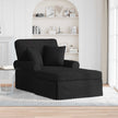Chaise Lounge Z Fartuszkiem Z Poduszką 3 Pcs Tkanina