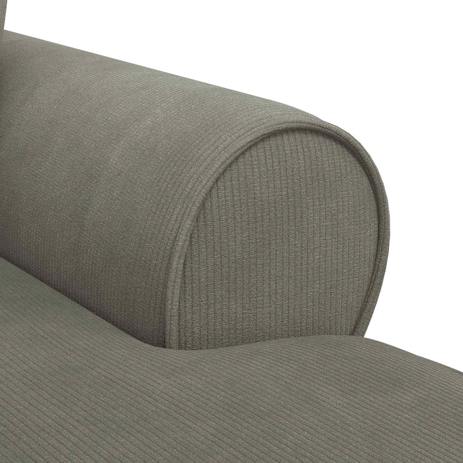 Chaise Lounge Z Fartuszkiem 3 Pcs Tkanina Sztruksowa